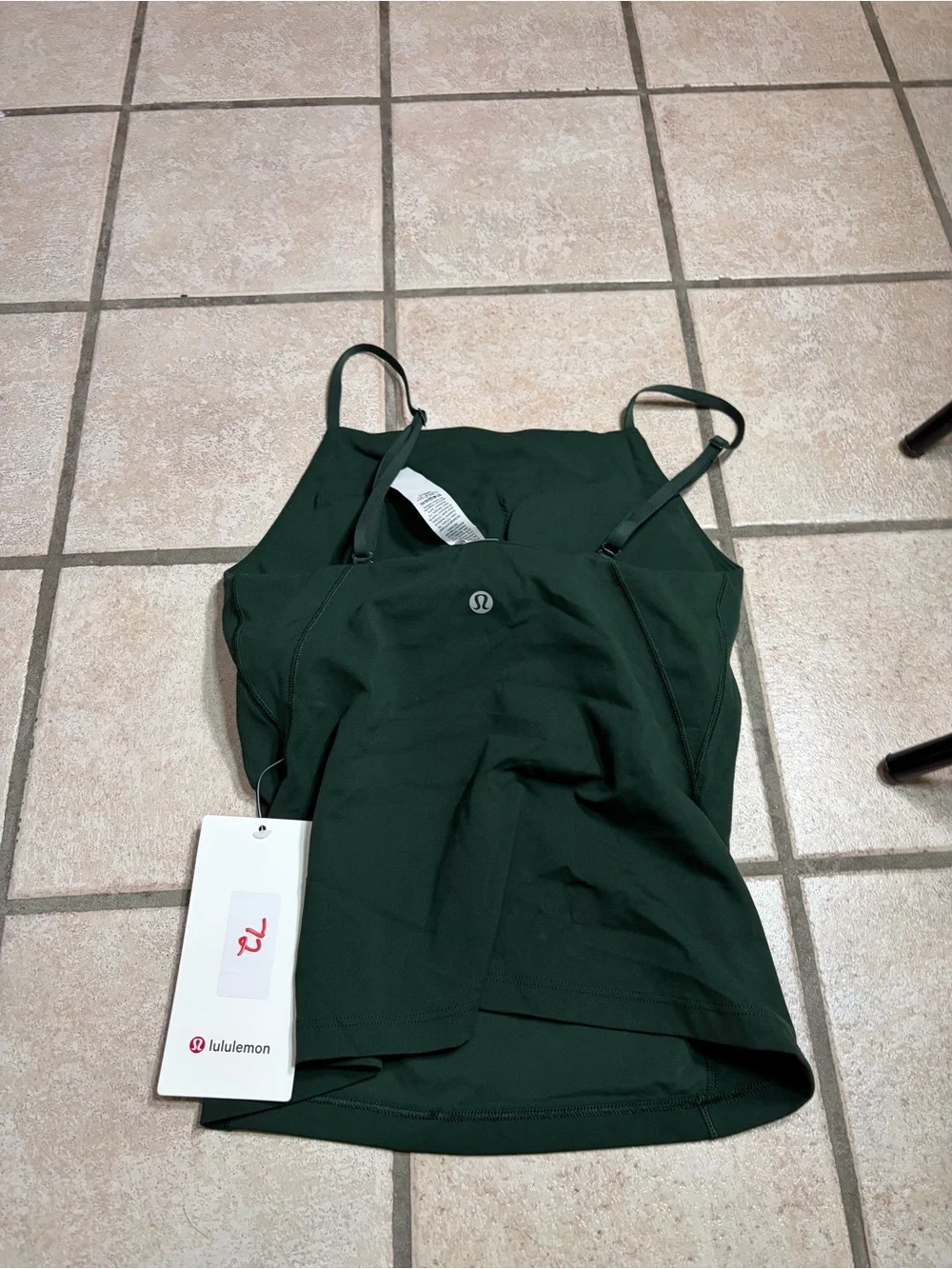 NWT Lululemon Align High-Neck Cami Tank Top *Light Support, A/B (Legacy Green) 4
